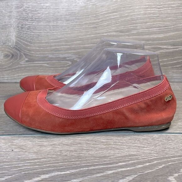 Cole Haan Elbridge Tandoori Spice Leather Women's Sz 6.5B Slip On Ballet Flats - Picture 3 of 11